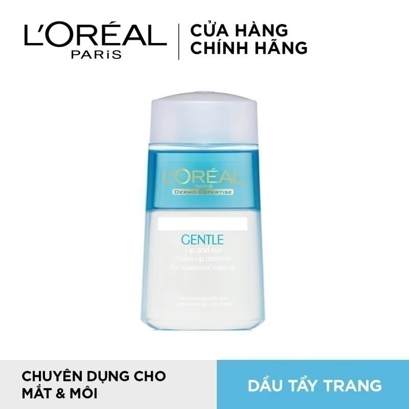 Nước Tẩy Trang Mắt Môi L'Oréal Dịu Nhẹ Cho Da 125ml