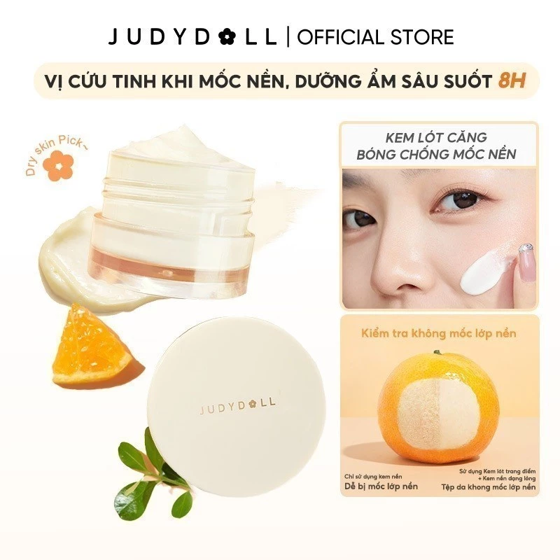 Kem Lót Judydoll Cấp Ẩm Cho Lớp Nền Tệp Màu 30g