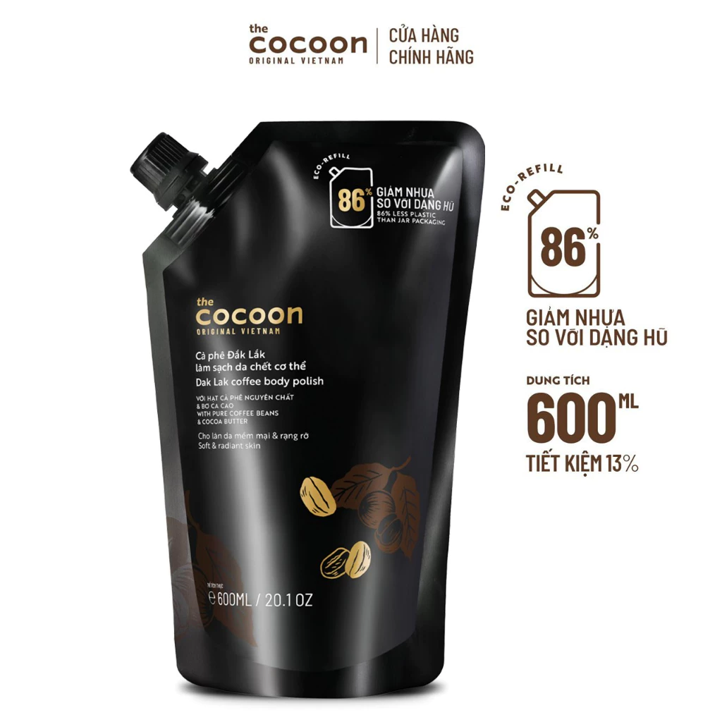 Tẩy Tế Bào Da Cơ Thể Cocoon Đắk Lắk Coffee Body Polish