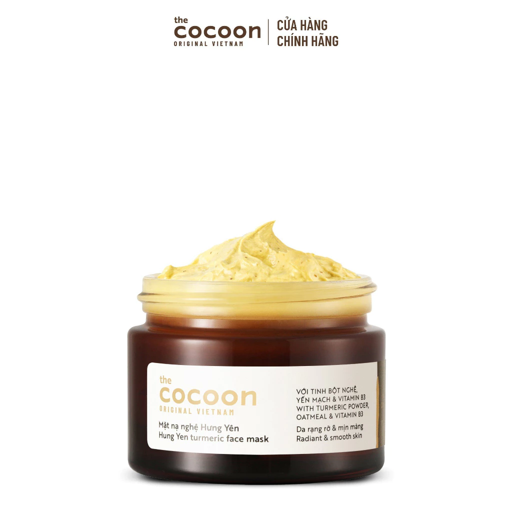 Mặt Nạ Nghệ Hưng Yên Cocoon Giúp Da Rạng Rỡ Mịn Màng 30ml