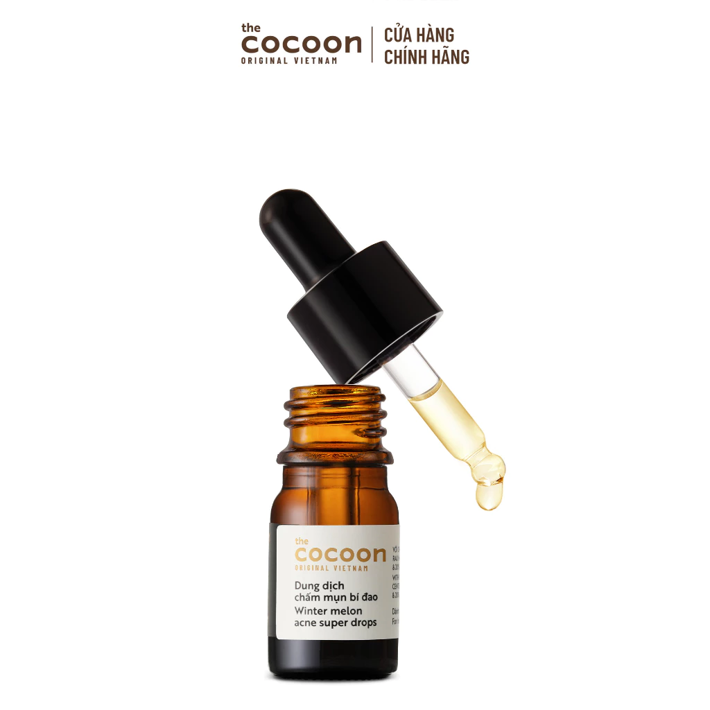 Dung Dịch Chấm Mụn Bí Đao Cocoon Ngăn Ngừa Mụn Sưng Viêm Winter Melon Acne Drops 5ml