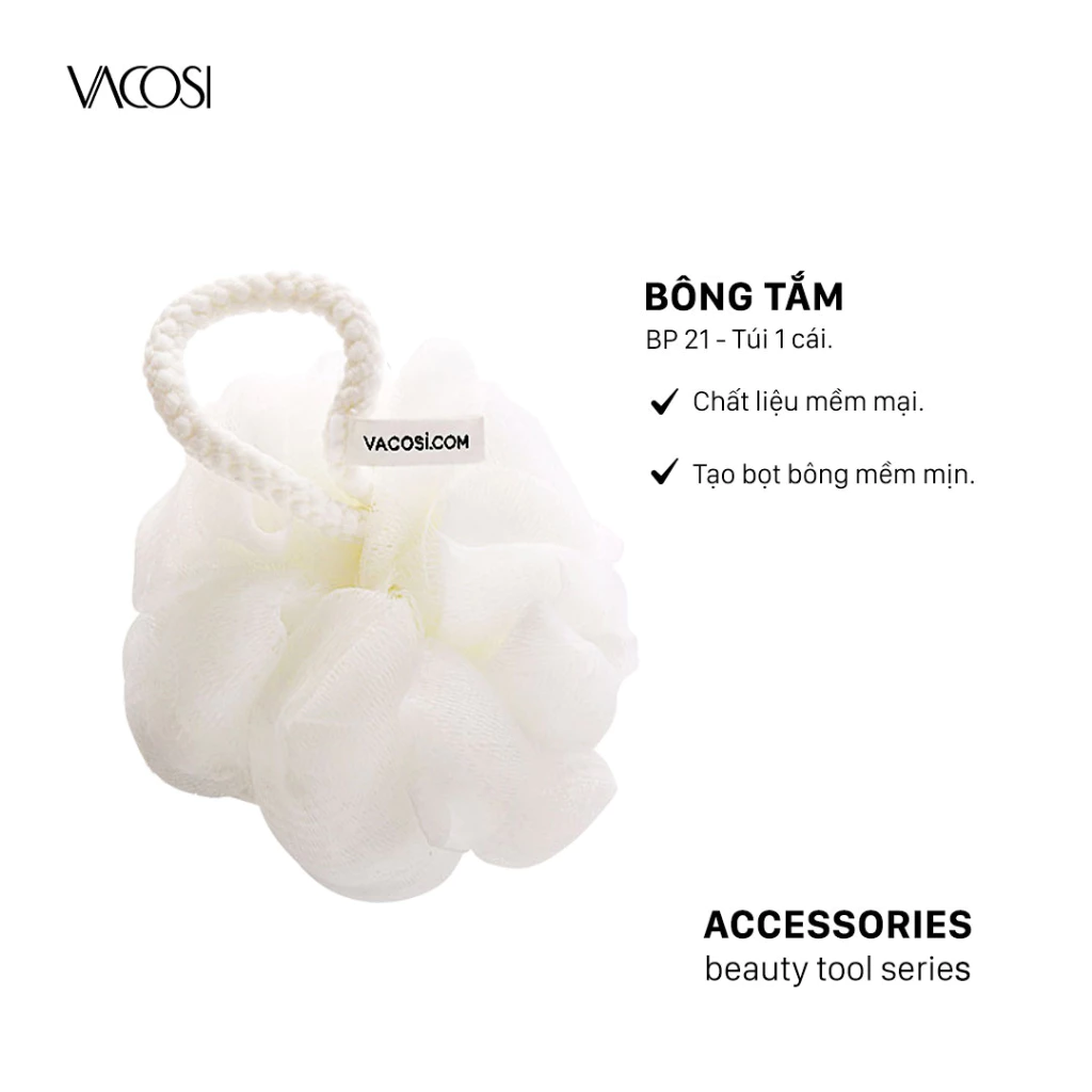 Bông Tắm Vacosi Plastic Bath Sponge - BP21