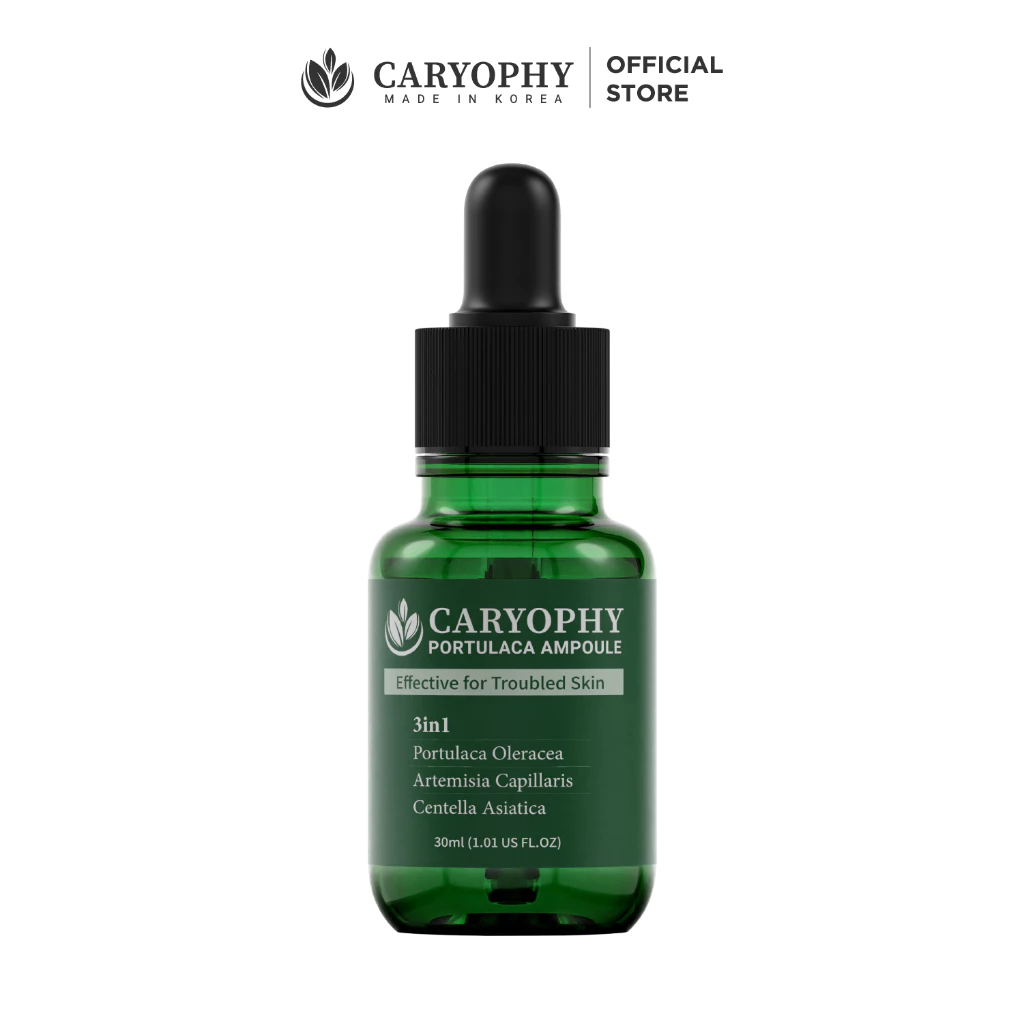 Serum Caryophy Portulaca Ampoule Giảm Mụn Mờ Thâm Se Lỗ Chân Lông 30ml