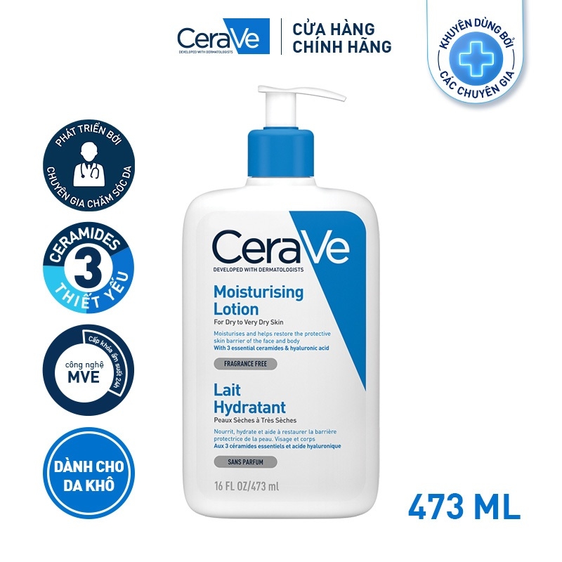Sữa Dưỡng CeraVe Cho Da Khô Đến Rất Khô Moisturising
