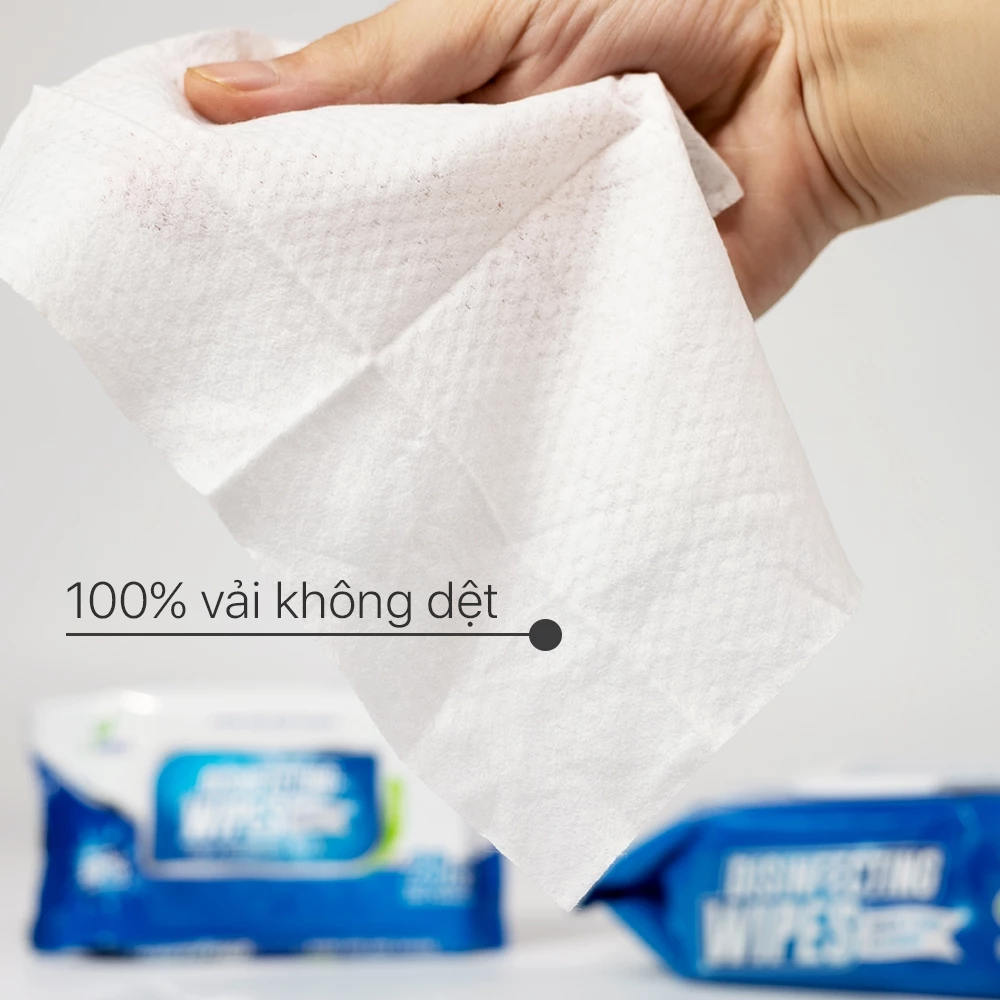 Khăn Ướt Diệt Khuẩn EcoWipes Hương Chanh Sả 60 Tờ