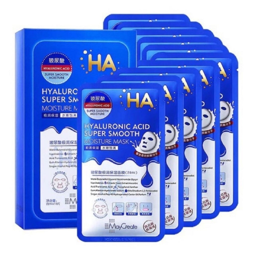 Mặt Nạ Maycreate Dưỡng Trắng Và Cấp Ẩm Cho Da (Hộp 20 Miếng)