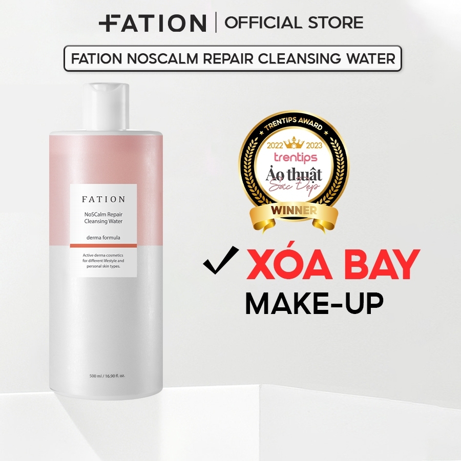 Nước Tẩy Trang Phục Hồi FATION NoSCalm Repair Cleansing Water 500ml