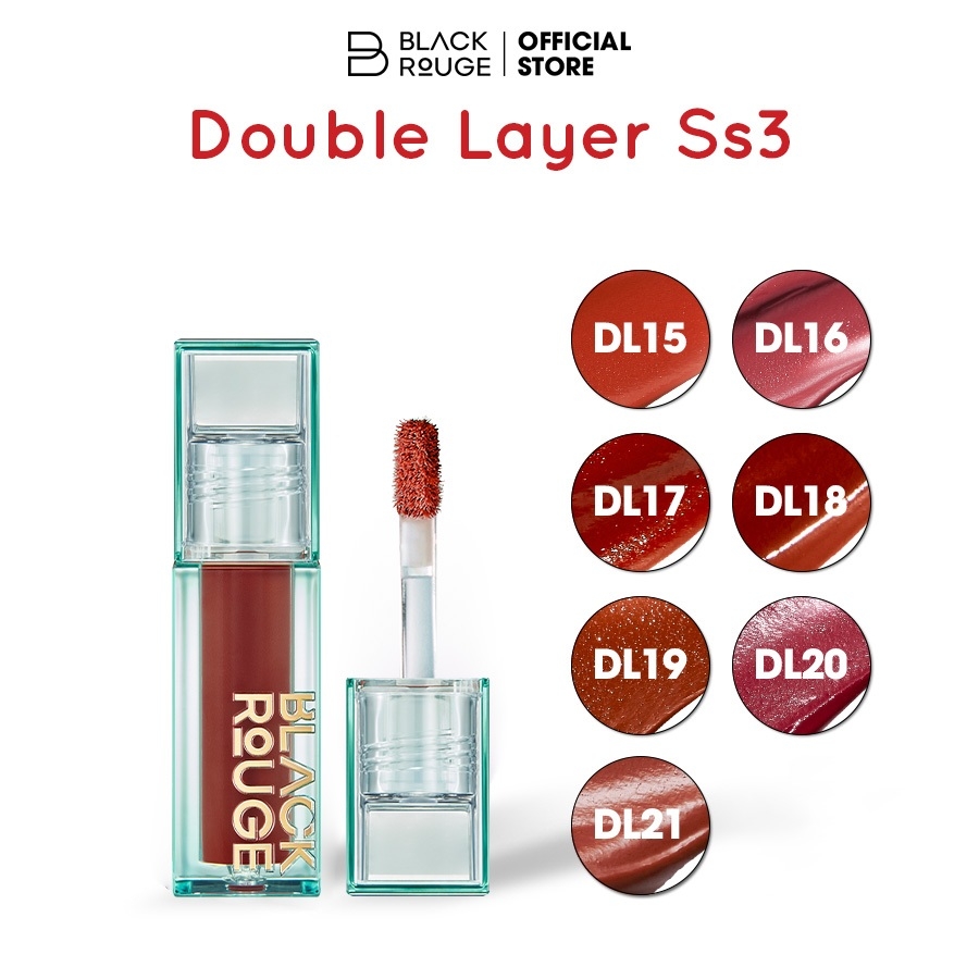 Son Tint Black Rouge Double Layer Over Velvet Ver 3 4.1g