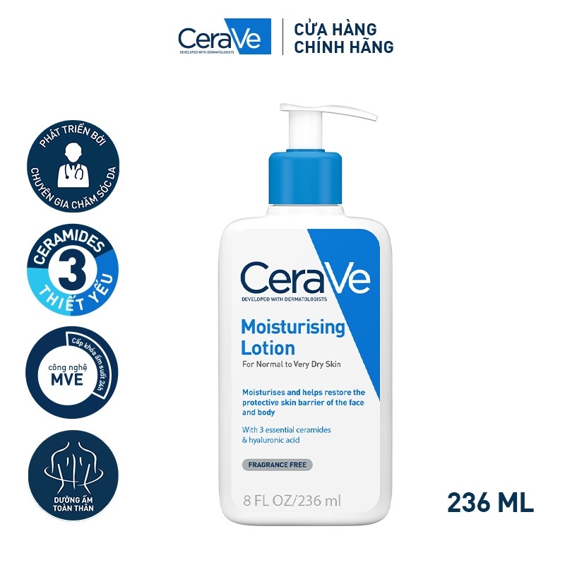 Sữa Dưỡng CeraVe Cho Da Khô Đến Rất Khô Moisturising
