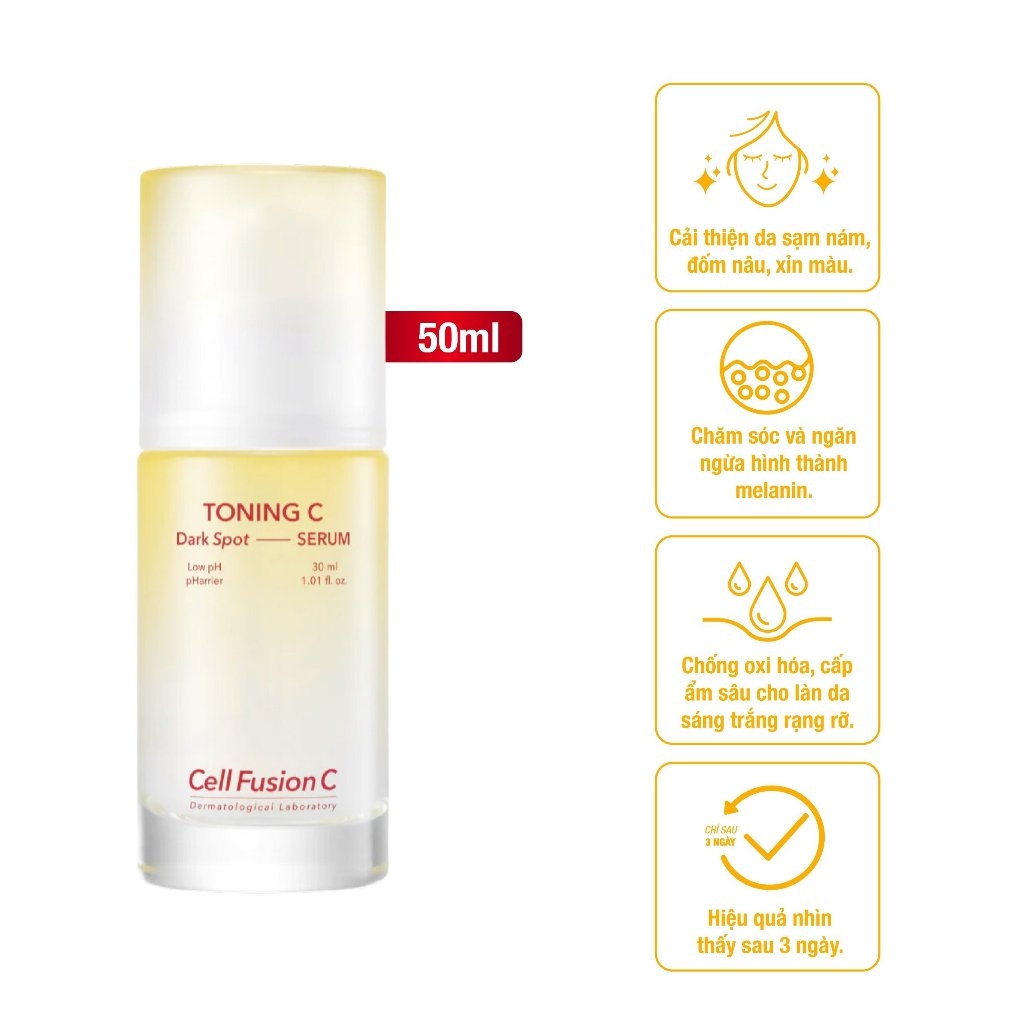 Tinh Chất Dưỡng Trắng, Cải Thiện Sạm Nám Cell Fusion C Toning C Dark Spot Serum