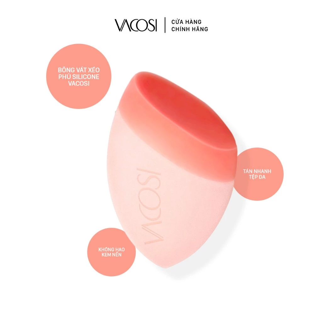Bông Phấn Thế Hệ Mới Vacosi Pro-Crafted Makeup Blender - PH06