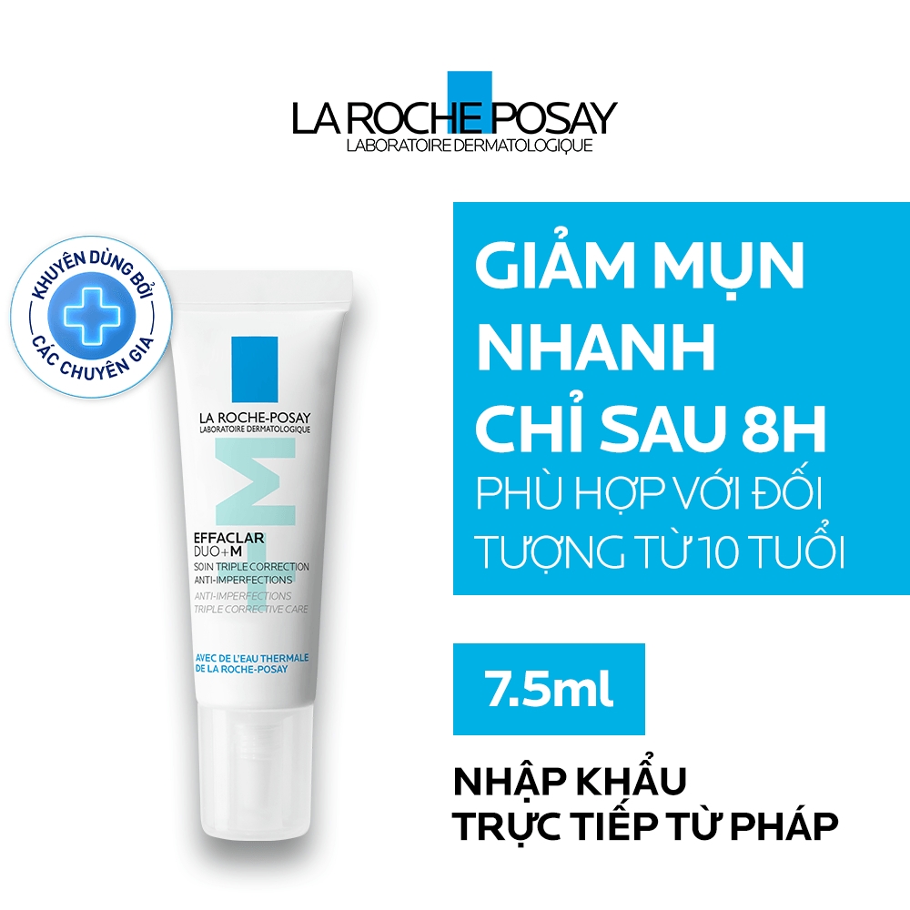 Kem Dưỡng La Roche-Posay Effaclar Duo+ M Giảm Mụn Hiệu Quả (Mới)