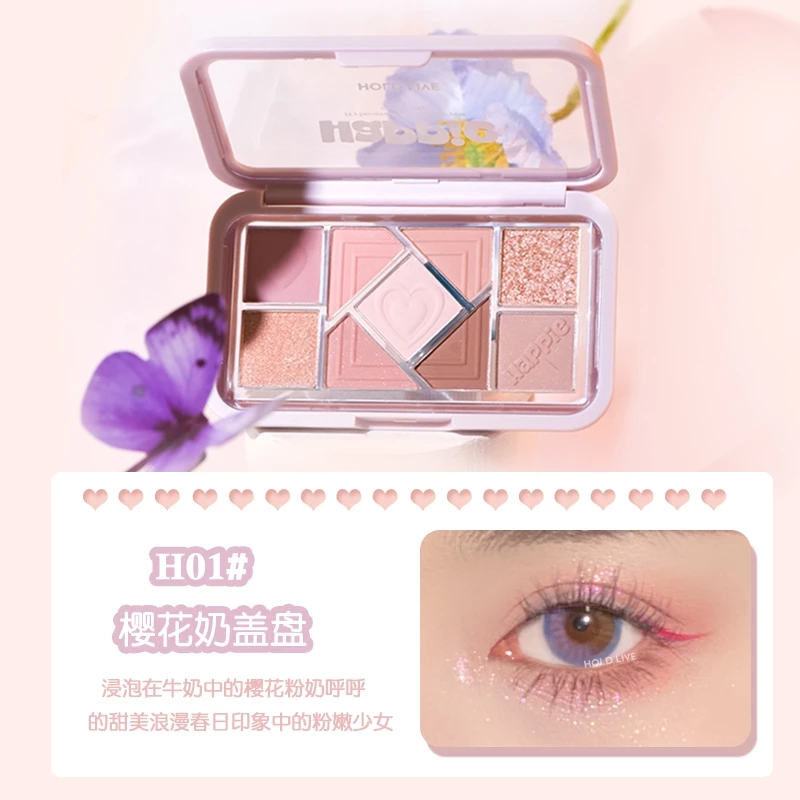 Bảng Phấn Mắt 9 Ô Hold Live Small Powder Frame Eyeshadow Palette 10g