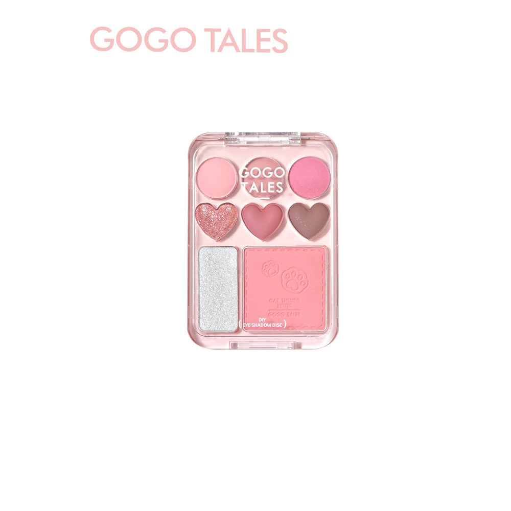 Bảng Phấn Mắt Má 8 Ô Gogo Tales Stick Sweet Heart Powder Blusher 9.5g