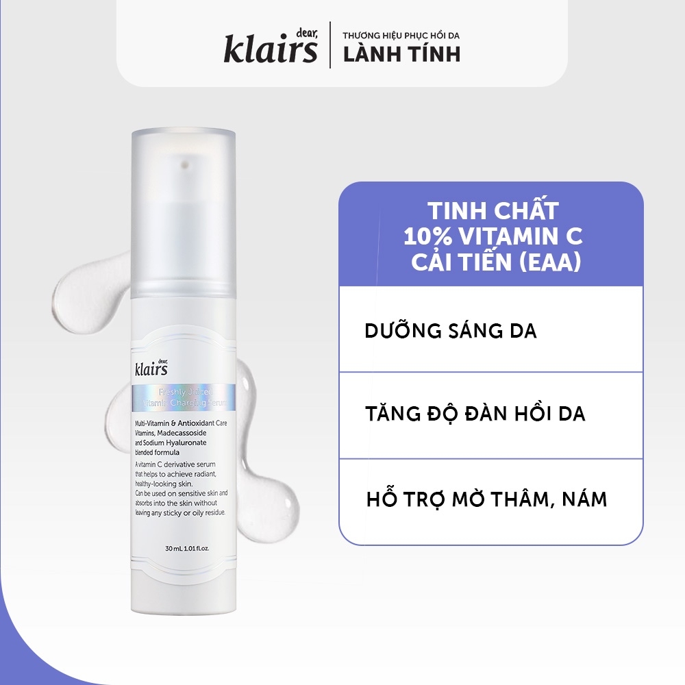 Tinh Chất Dear Klairs Freshly Juiced Vitamin Charging Serum 30ml (Mới)