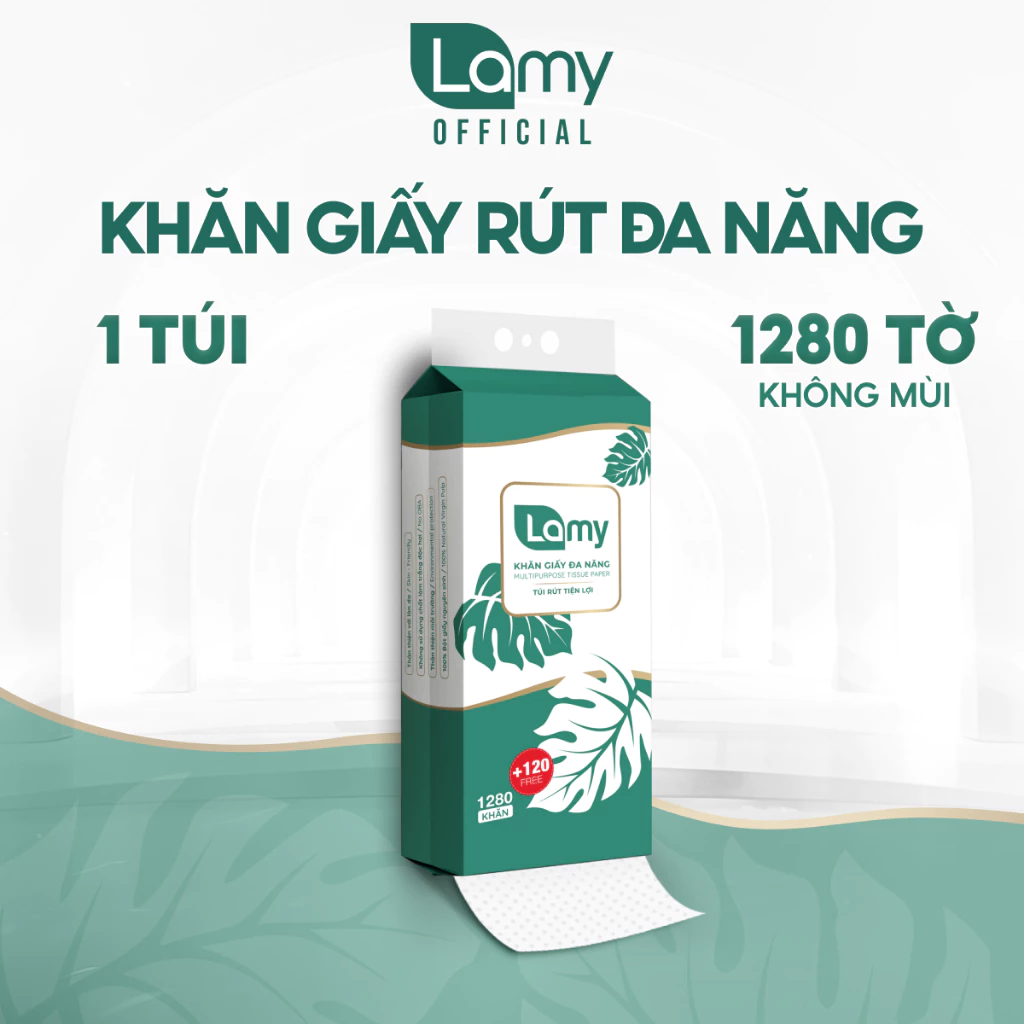 Khăn Giấy Khô Đa Năng EcoWipes Lamy 1280 Khăn
