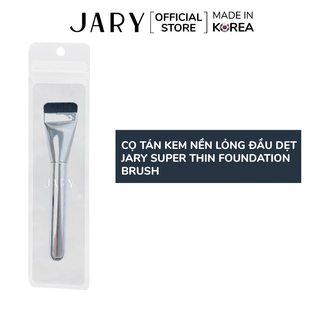 Cọ Tán Kem Nền Dạng Lỏng Đầu Dẹt Jary Super Thin Foundation Brush