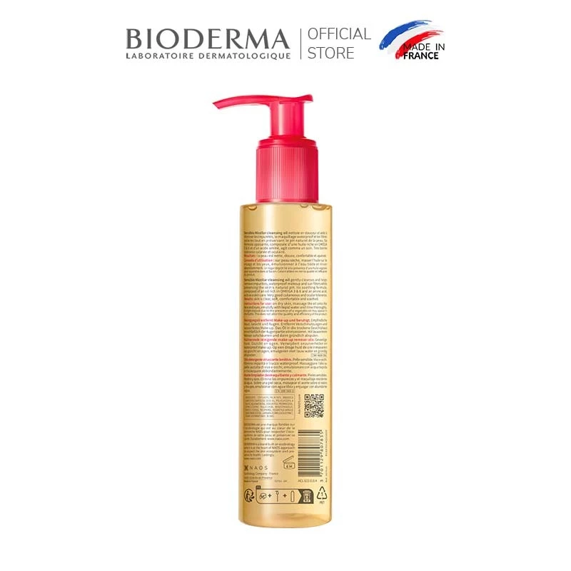 Dầu Tẩy Trang Bioderma Sensibio Micellar Cleansing Oil