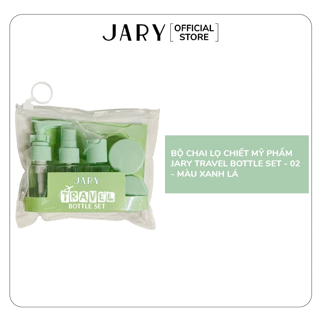 Bộ Chiết Mỹ Phẩm 6 Món Chai Lọ Jary Travel Bottles Set