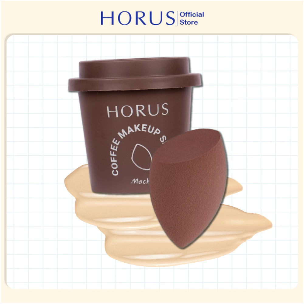 Bông Mút Trang Điểm Horus Coffee Sponge