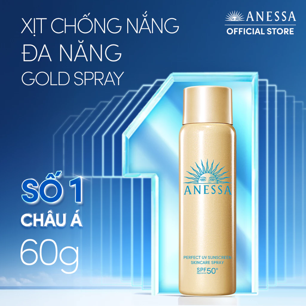 Xịt Chống Nắng Anessa Dưỡng Da Đa Năng 60g (Mới)