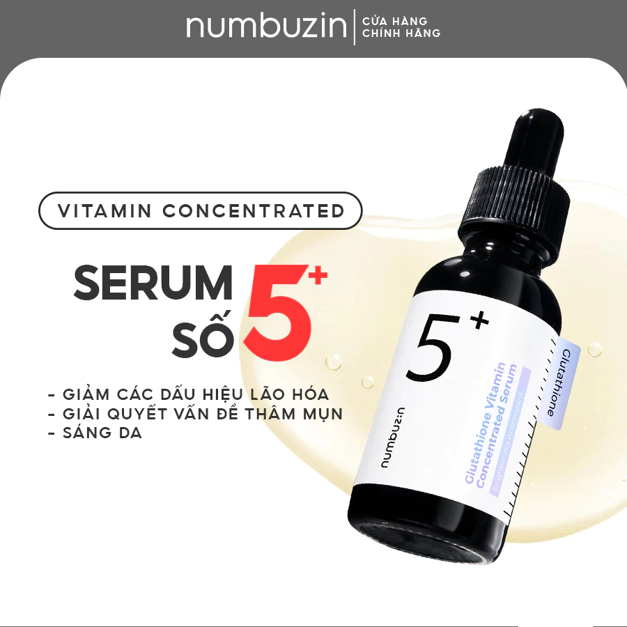 Tinh Chất Dưỡng Sáng Da Numbuzin No.5 Vitamin Concentrated Serum 30ml