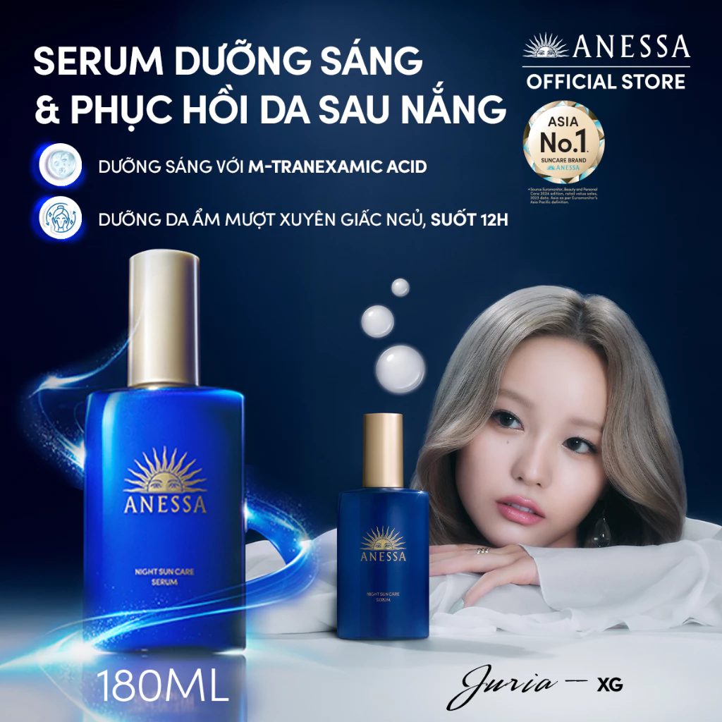 Serum Anessa Dưỡng Da Và Phục Hồi Da Sau Nắng 180ml