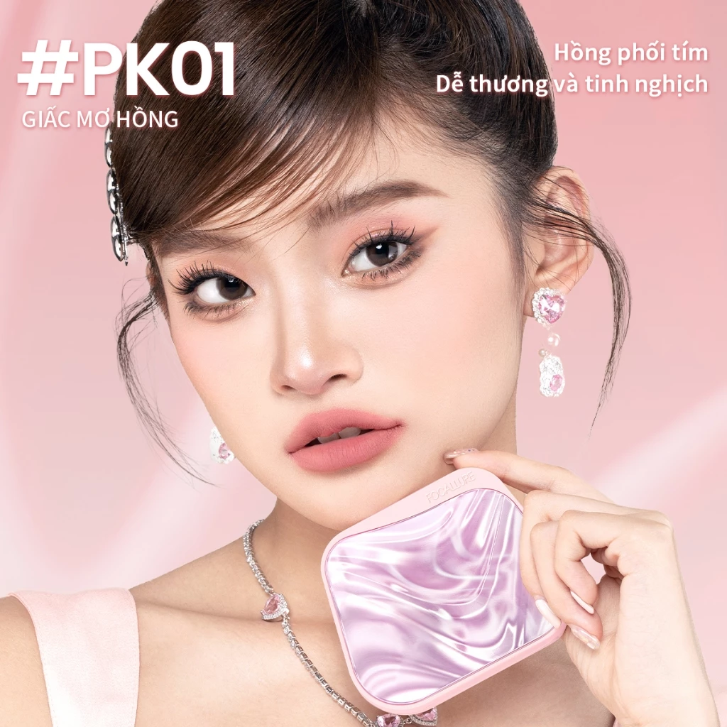 Bảng Phấn Mắt Focallure Bền Màu Dưỡng Ẩm Lâu Trôi Chống Thấm Nước 9.6g