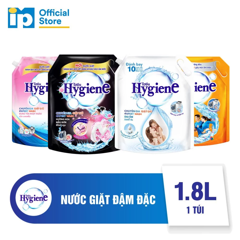 Nước Giặt Xả Hygiene Expert Wash Túi 1800ml
