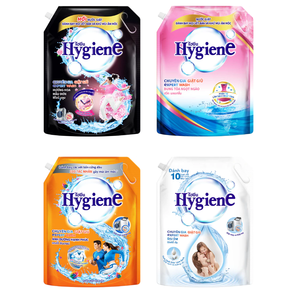 Nước Giặt Xả Hygiene Expert Wash Túi 3000ml