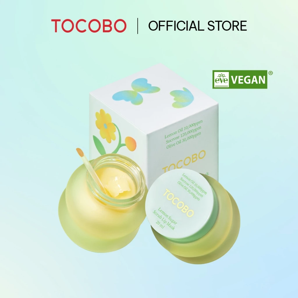 Mặt Nạ Dưỡng Môi Tẩy Tế Bào Chết Tocobo Lemon Sugar Scrub Lip Mask 20ml