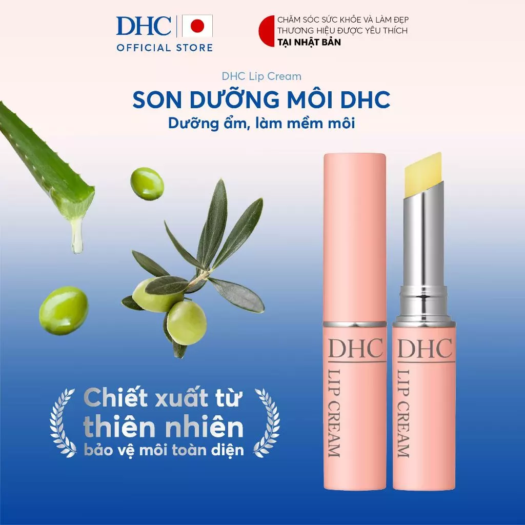 Son Dưỡng Môi DHC Không Màu Hỗ Trợ Giảm Thâm Môi 1.5g