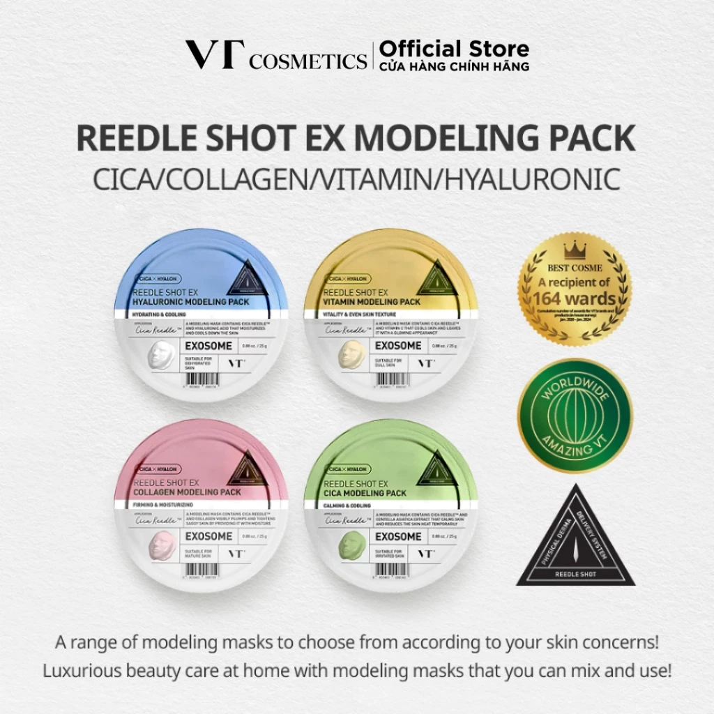 Mặt Nạ Dẻo VT Reedle Shot Ex Modeling Pack 25g