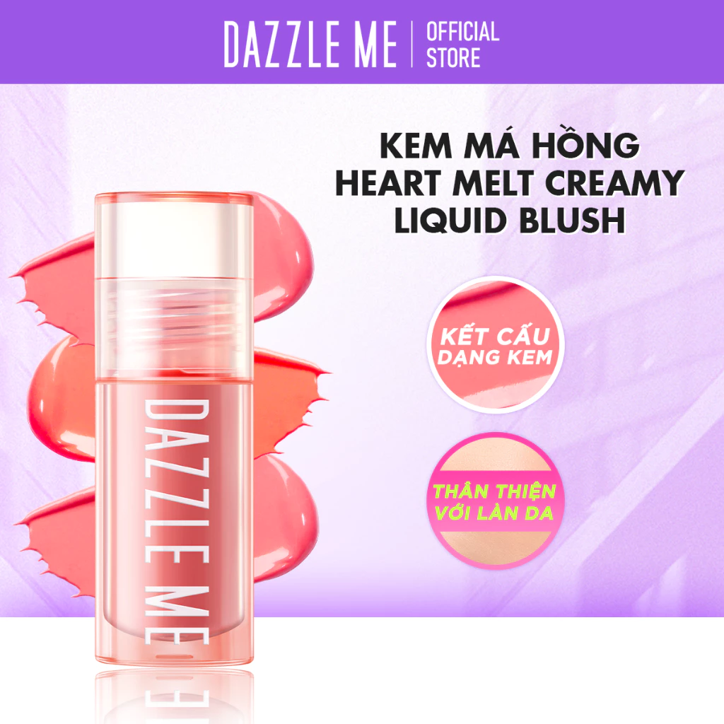 Kem Má Hồng Dazzle Me Creamy Liquid Blush 2.5g