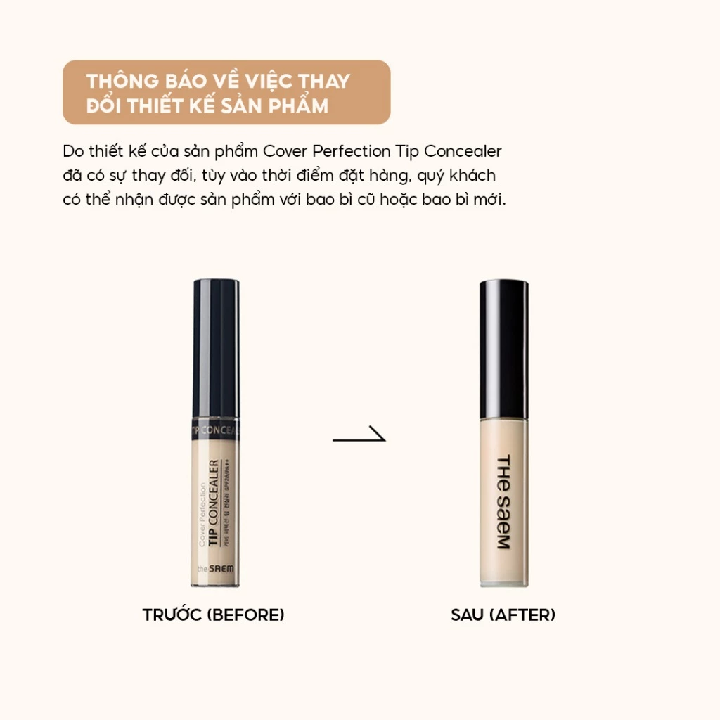 Kem Che Khuyết Điểm the SAEM Cover Perfection Tip Concealer 6.5g