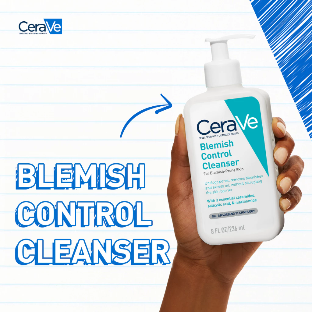 Sữa Rửa Mặt Cerave Cho Da Dầu Mụn Blemish Control Cleanser