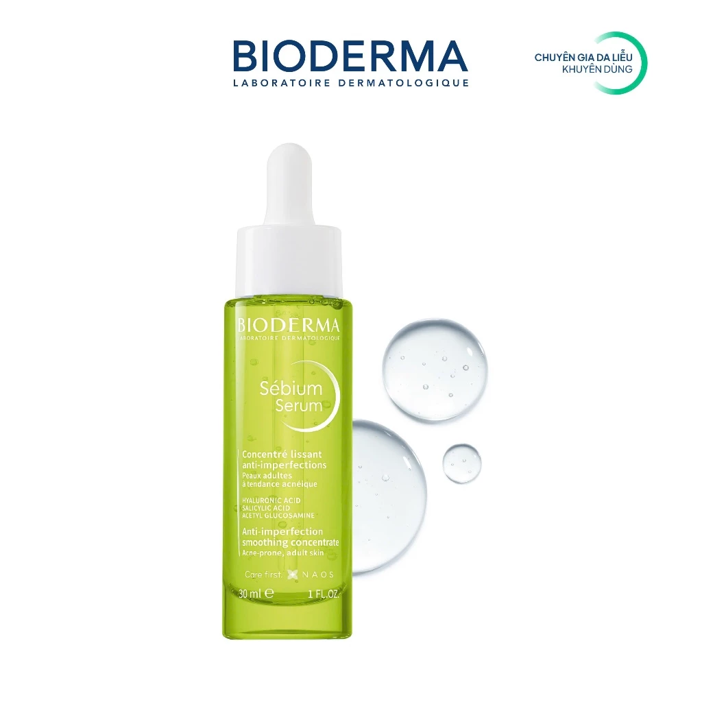 Serum Bioderma Sébium Serum Sáng Mịn, Mờ Thâm Cho Da Dầu Mụn 30ml
