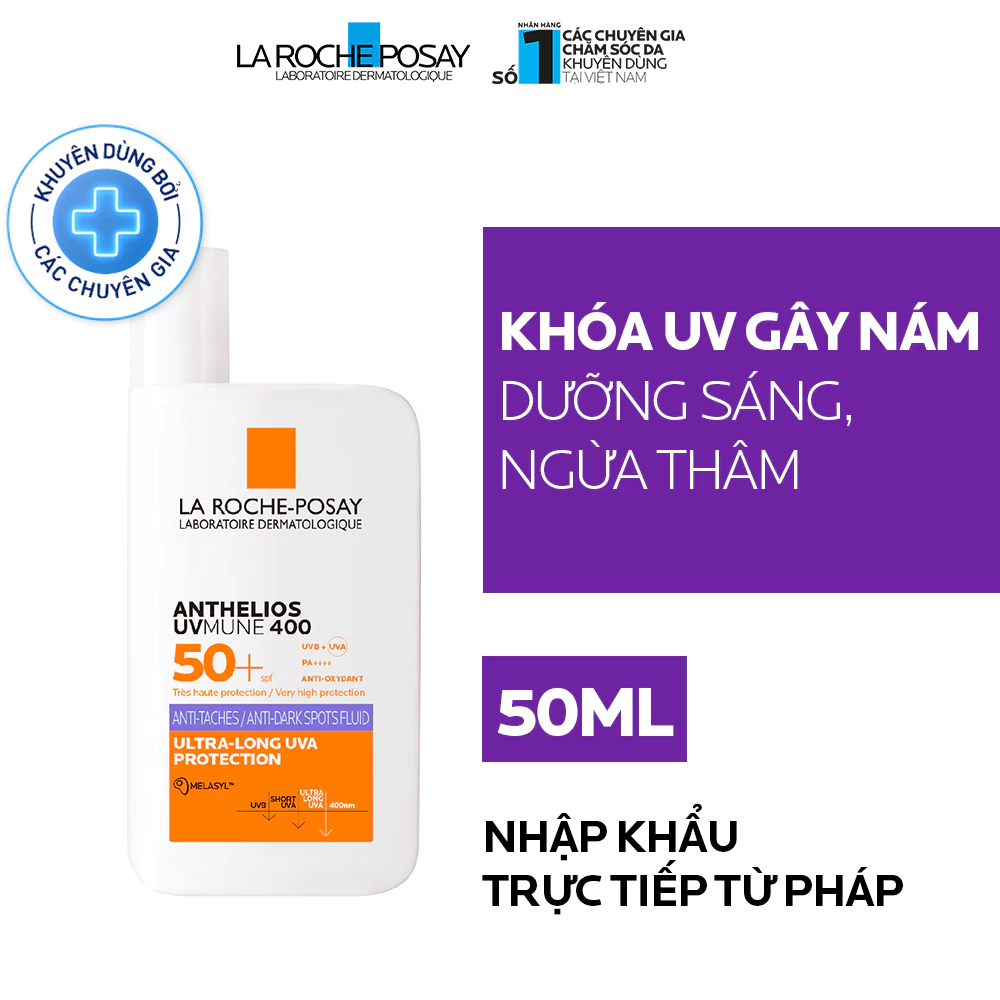 Sữa Chống Nắng Dưỡng Sáng Anthelios UVMUNE 400 Anti-Dark Spots Fluid 50ml