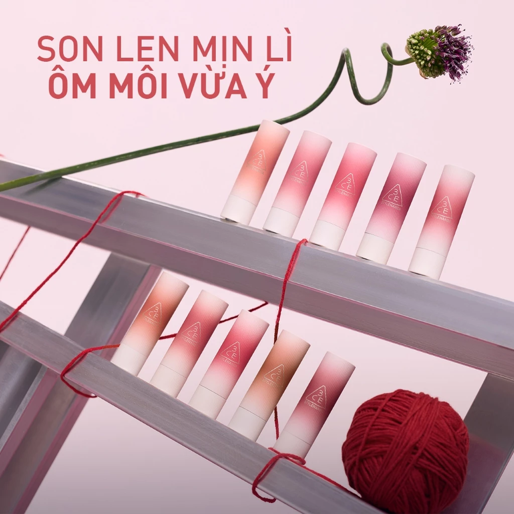 Son Thỏi 3CE Mềm Môi Cashmere Hug Lipstick 3.5g