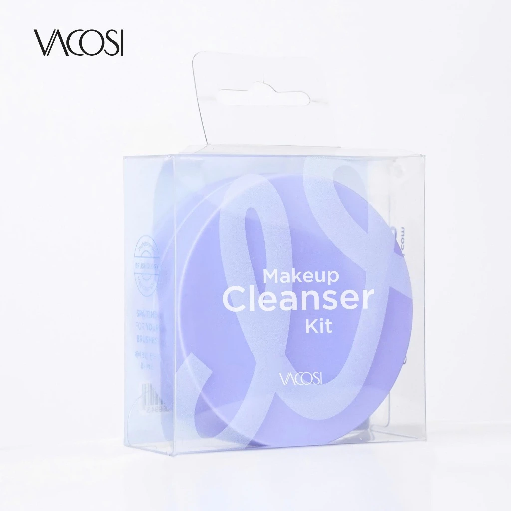 Hộp Rửa Cọ Trang Điểm Vacosi Kèm Xà Bông - DC14