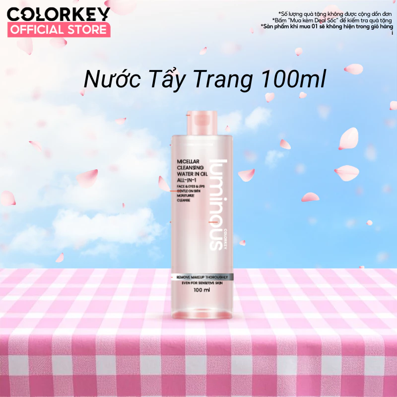 Nước Tẩy Trang Có Dầu Colorkey Dễ Dàng Tẩy Trang Mọi Lớp Makeup, Không Gây Cay Mắt