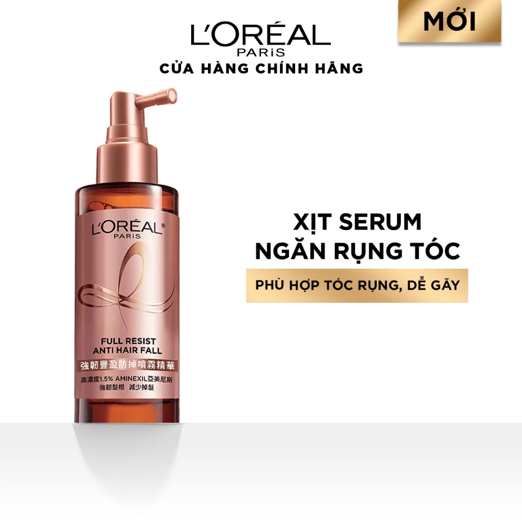 Xịt Serum Ngăn Ngừa & Giảm Gãy Rụng Tóc Giúp Tóc Chắc Khỏe L'Oreal Paris Full Resist Anti Hairfall 90ml