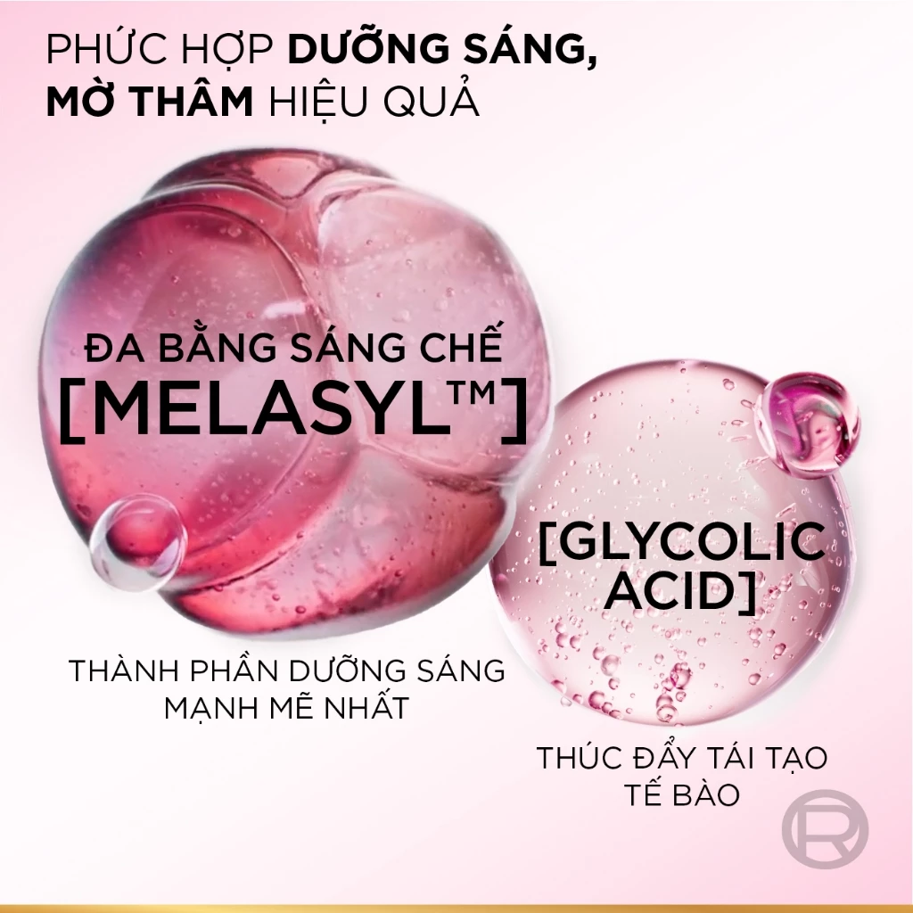 Kem Dưỡng L’Oréal Paris Làm Mờ Thâm Nám Glycolic-Bright Matte Luminizing Cream 50ml
