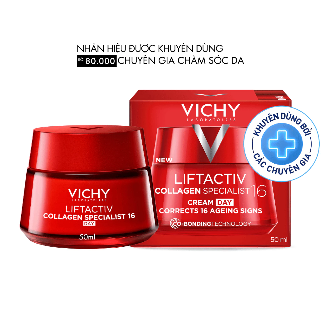 Kem Dưỡng Vichy Liftactiv Collagen Specialist Ngừa Lão Hóa, Săn Chắc Da