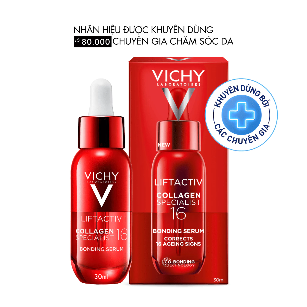 Serum Vichy Liftactiv Collagen Specialist 16 Bonding Serum Hỗ Trợ Trẻ Hoá Và Săn Chắc Da 30ml