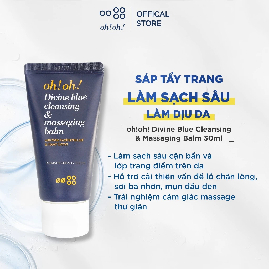 Sáp Tẩy Trang oh!oh! Làm Sạch Sâu, Trẻ Hóa Da