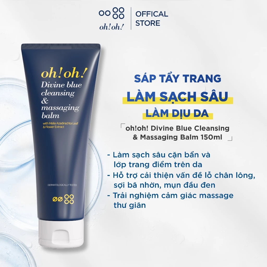 Sáp Tẩy Trang oh!oh! Làm Sạch Sâu, Trẻ Hóa Da