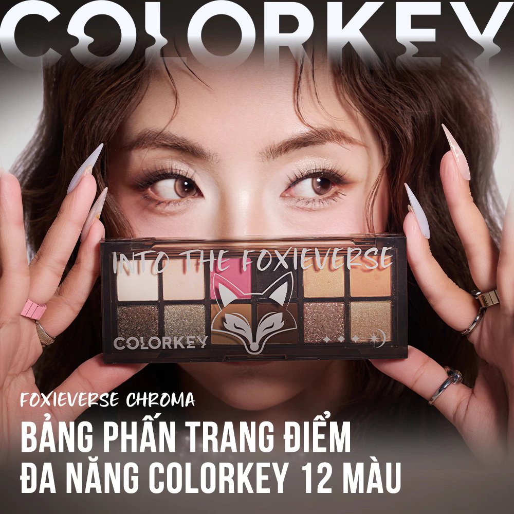 Bảng Phấn Mắt Colorkey Foxie Phiên Bản Đặc Biệt 14.2g