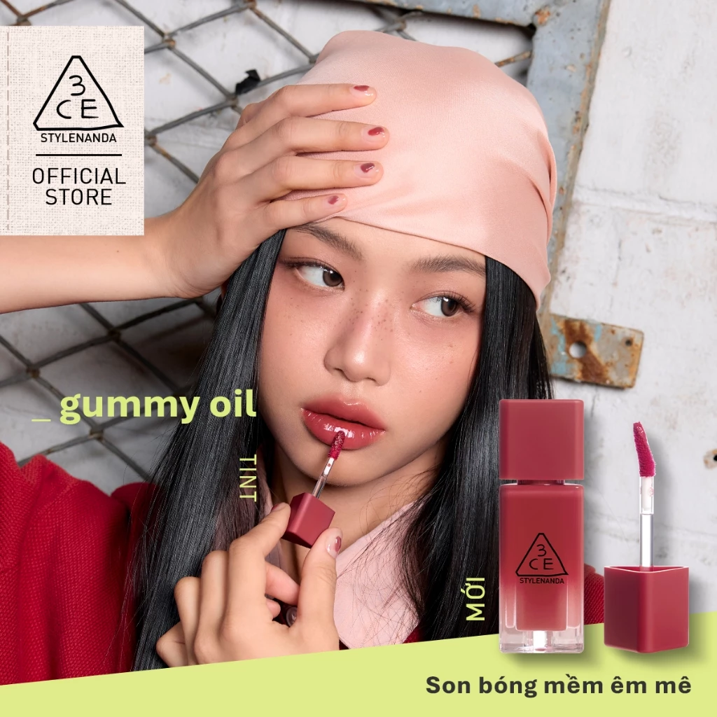 Son Tint Bóng Mềm 3CE Gummy Oil Tint 4g