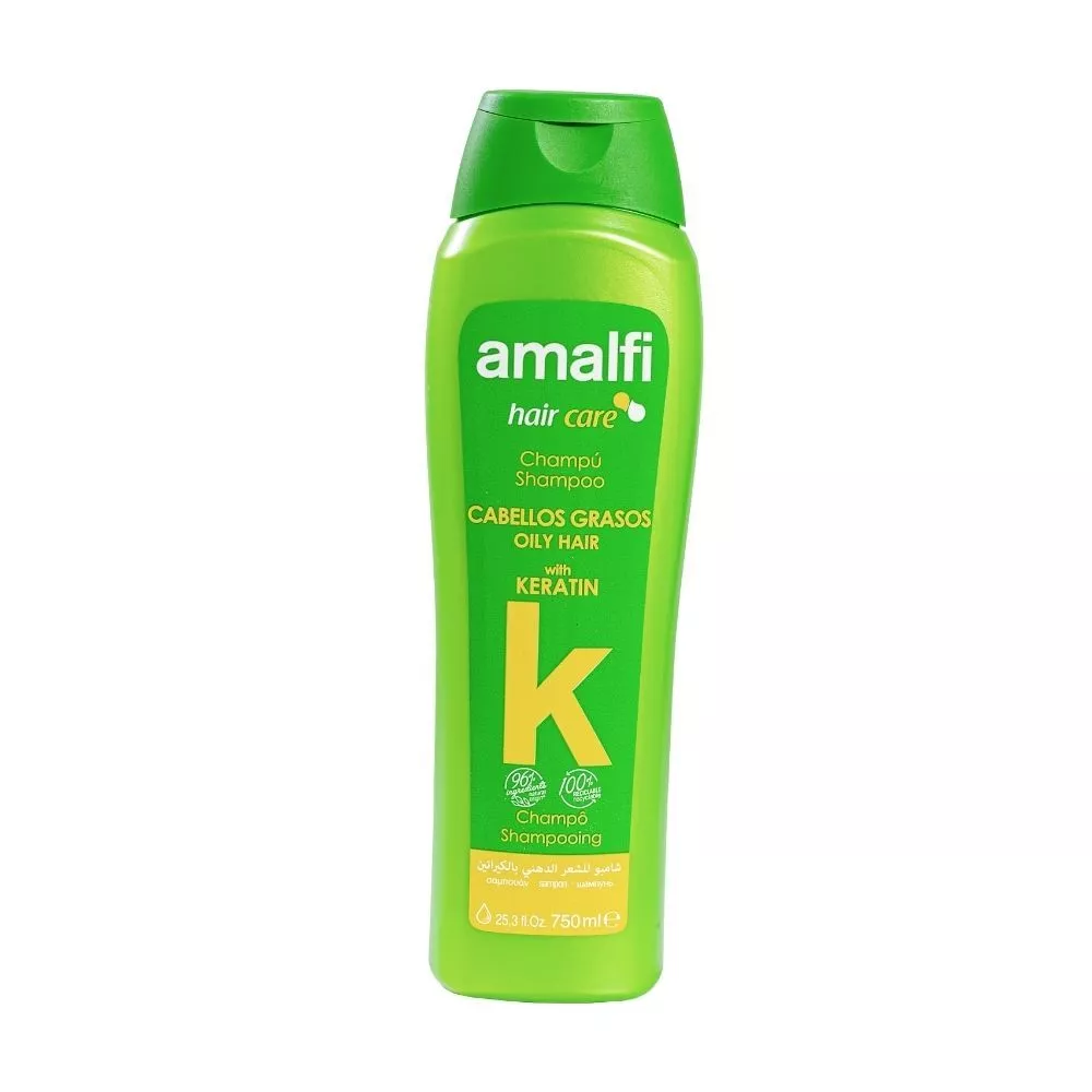 Dầu Gội Amalfi Kiểm Soát Dầu Nhờn Oily Hair Shampoo With Keratin Hương Mojito 750ml